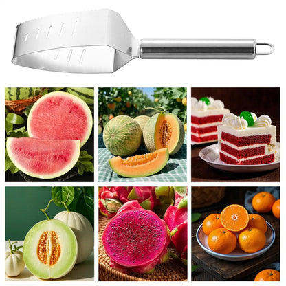 Watermelon Slicers Labor-Saving Fruit Cutter Triangle Watermelon Knife Stainless Steel Fruit Slicers Kitchen Accessories