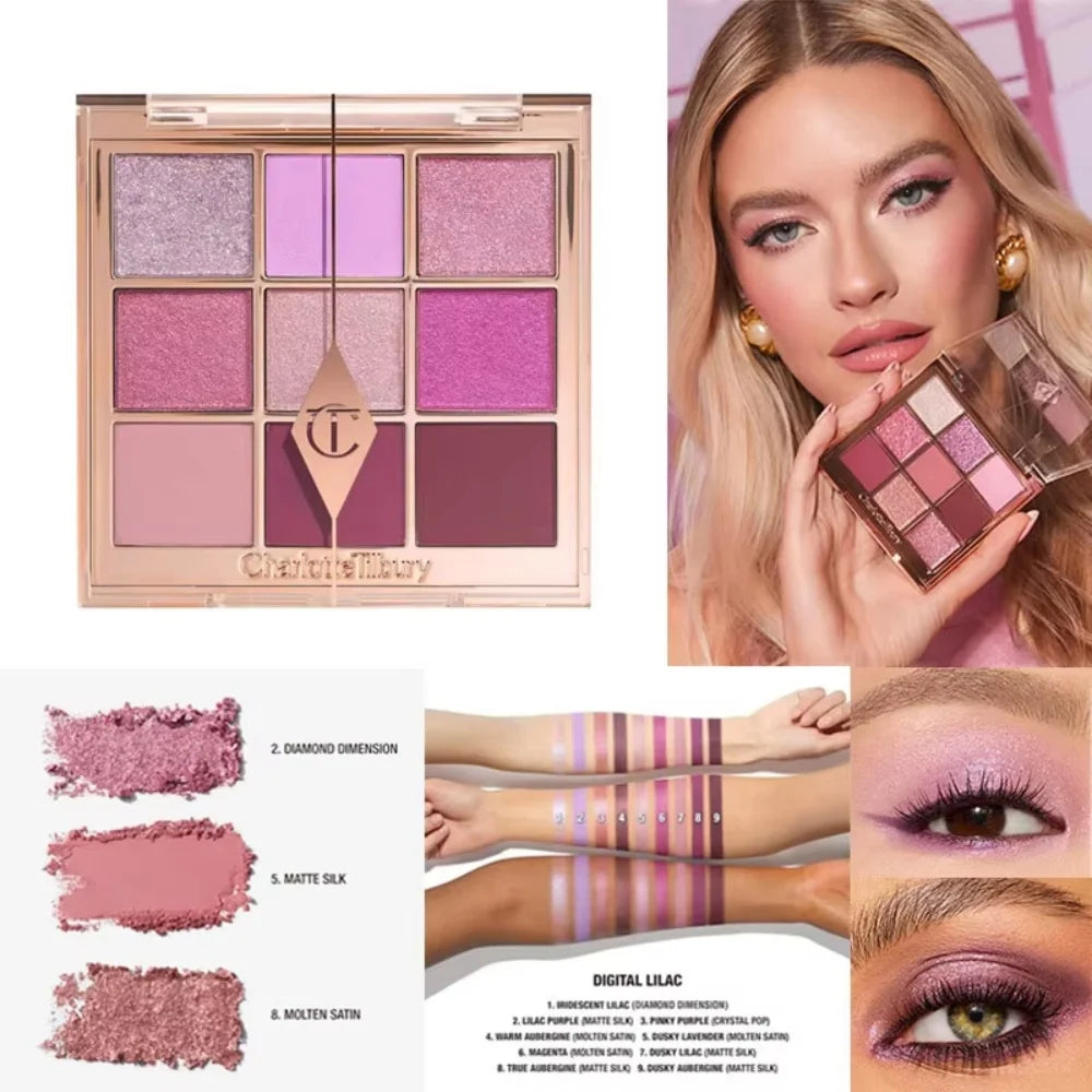Charlotte Tilbury Cosmetics Flawless Liquid Highlighter Moisturises Skin Luxury Palette Satin-matte Shimmer Metallic Finishes