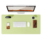 Large Mouse Pad,Office Desk Mat, Leather Desk Pad Protector, Non-Slip PU Leather Desk Blotter, Laptop Desk Pad