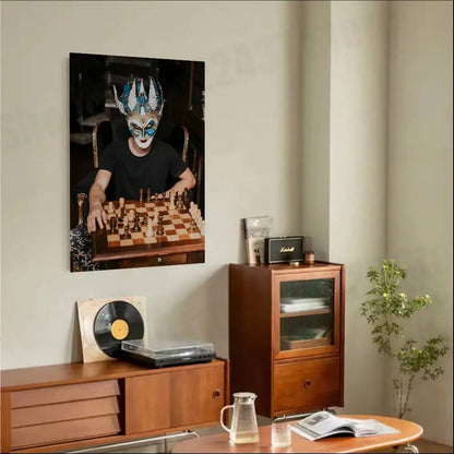 DJ B-Boris Brejcha Poster HD Art Sticky Wall Waterproof For Bedroom Game Room Wall Home Decor Gifts