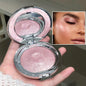 Single Color Highlighter Cream Diamond Glitter Pearlescent Potato Mud Texture Long Lasting Smudge Proof Brighten Face Eyes Daily Beauty Cosmetic Holiday Gift